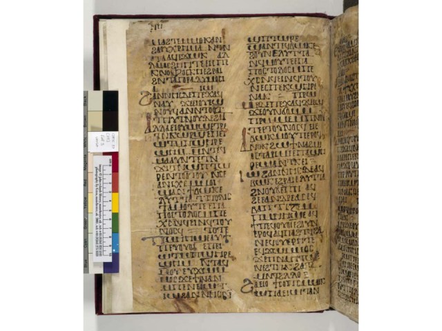 John Rylands Coptic 87 fol. 3v