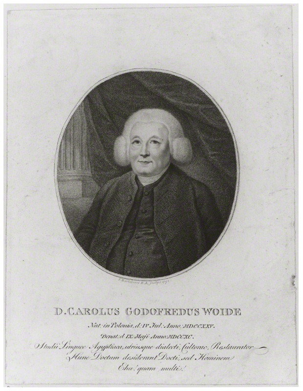 NPG D14155; Charles Godfrey Woide by Francesco Bartolozzi